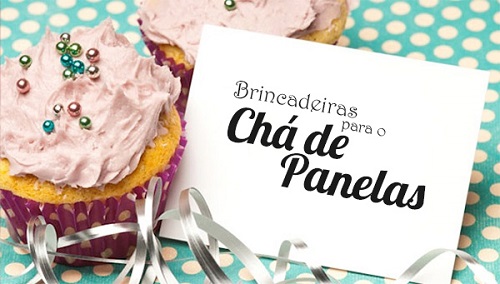 brincadeiras chá de cozinha, chá bar, chá de panela e chá de lingerie