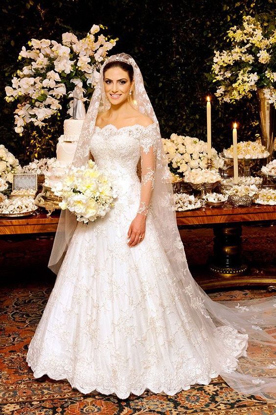 Vestido de noiva princesa: 100 modelos para te inspirar