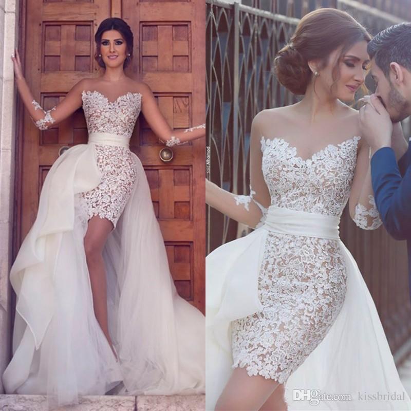 Vestido de noiva curto: 50 modelos de encantar