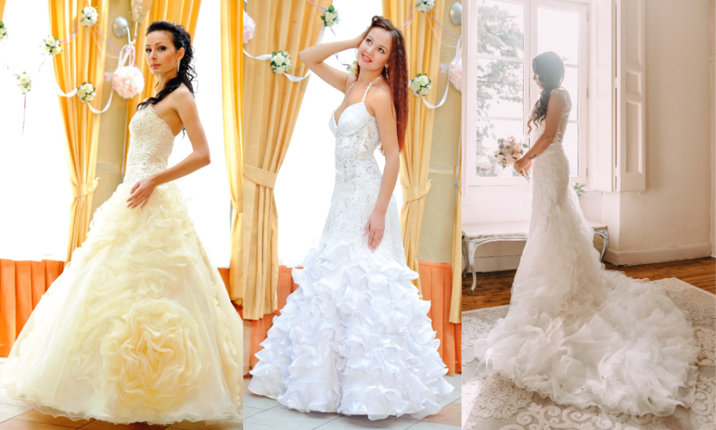 Unindo estilo e momento: Escolhendo vestidos de noiva para casamentos modernos